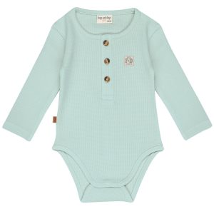 Frogs and Dogs romper wafel ls mint