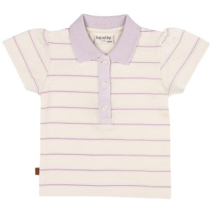 Frogs and Dogs polo gestreept beautiful heart