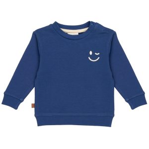 Frogs and Dogs sweater smile blauw