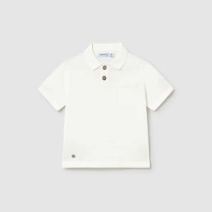 Mayoral mini boys gebreide polo 1109 nata