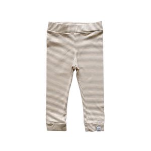Skinny legging –   Smal streep Sand