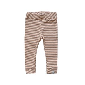 Skinny legging –   Smal streep Perzik