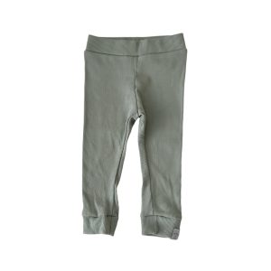 Skinny legging – Dusty Green rib