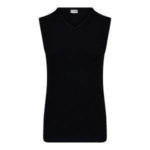 Beeren Mouwloos Shirt V-Hals M3000 Zwart