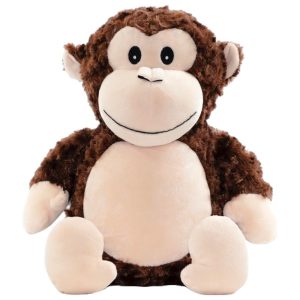 Cubbies knuffel aap bruin 33 cm