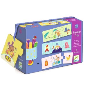 Djeco – Puzzel – Trio verhalen – Mijn dagelijks leven – 8×3 stukjes