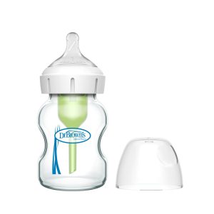 Dr. Brown’s Options+ Anti-colic Bottle | Brede halsfles 150 ml glas
