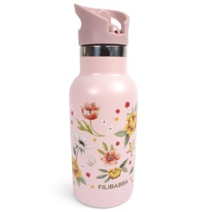 Filibabba drinkfles RVS ocean blossom, 350ml