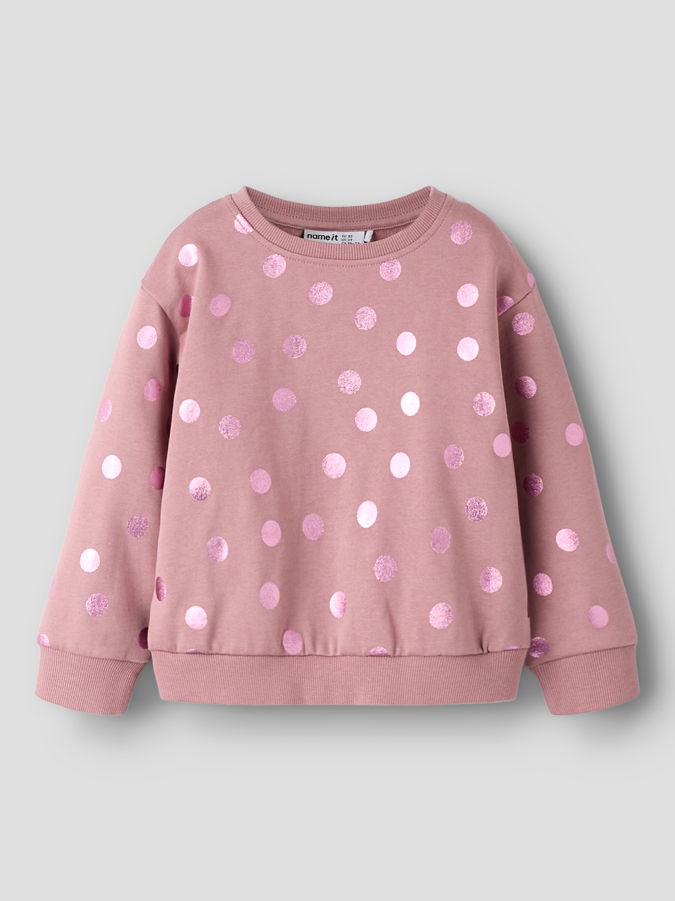 Zachte meisjes sweater met foil stippen - Afbeelding 5