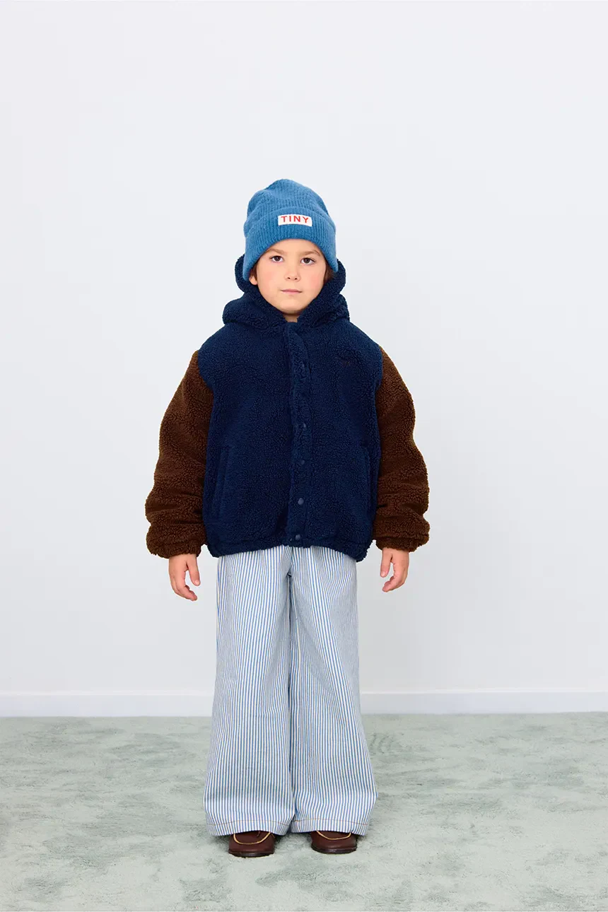 Color block polar sherpa hoodie - Afbeelding 2