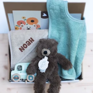 Kraamcadeau Jongen – Bear – Optie met naam