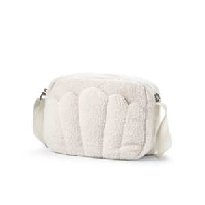 Luiertas – Wit bouclé – Elodie