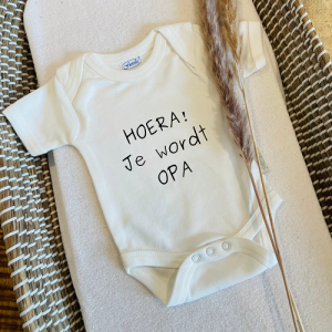 Bibi Kidz | romper hoera je wordt opa