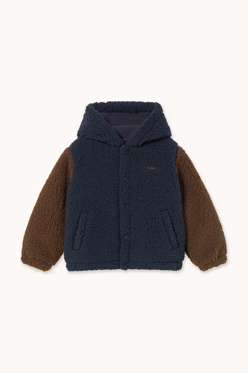 Color block polar sherpa hoodie - Afbeelding 3